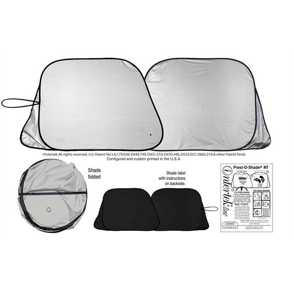 Engineered semi truck tractor trailer shade of size 30" x 82".... from ASI 37586 Auto-Sun-shade/Intertek