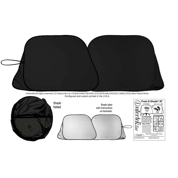 Engineered semi truck tractor trailer shade of size 30" x 82".... from ASI 37586 Auto-Sun-shade/Intertek