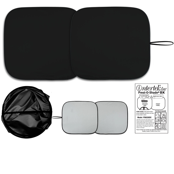 DX Line economy sunshade Dual panel full size , separate panels... from ASI 37586 Auto-Sun-shade/Intertek