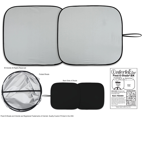 DX Line economy sunshade Dual panel full size , separate panels... from ASI 37586 Auto-Sun-shade/Intertek