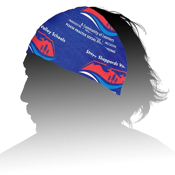 9 1/2" x 19" 260GSM microfiber polyester multi-function neck gaiter.... from ASI 62660 Innovation Line