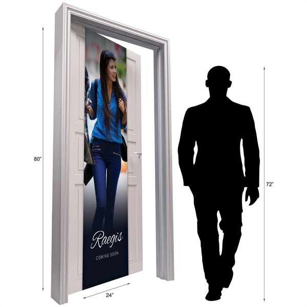 Full Custom Full Color Stretch Door Cover for Any Event!... from ASI 80228 Quinn