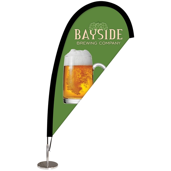 15" x 29" Desktop Teardrop Banner... from ASI 80228 Quinn