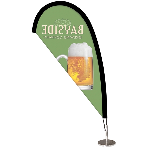 15" x 29" Desktop Teardrop Banner... from ASI 80228 Quinn