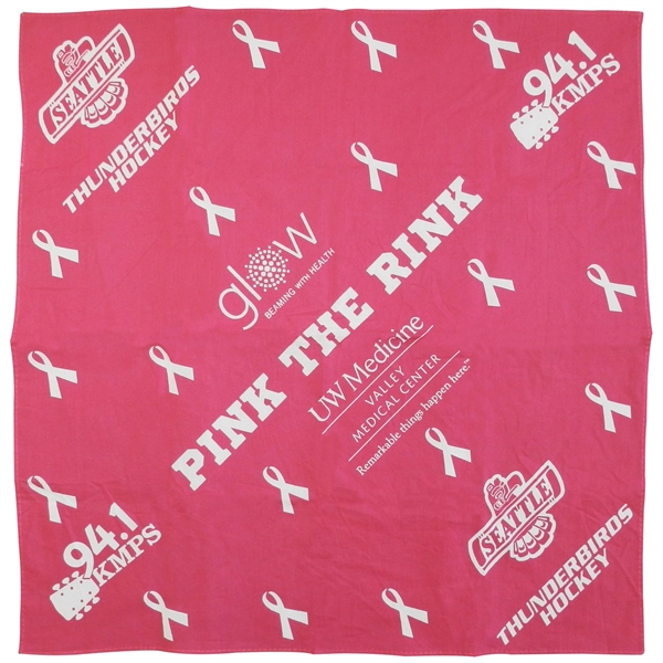 22" x 22" Super soft polyester bandana with hemmed edges.... from ASI 80228 Quinn