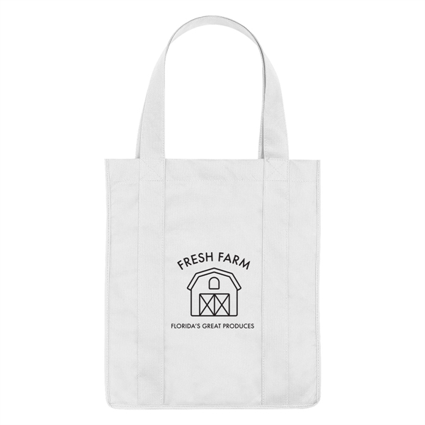 Non-Woven Shopper Tote Bag.  Made of 80 Gram Non-Woven, Coated... from ASI 61125 Hit Promotional Products / Hit®