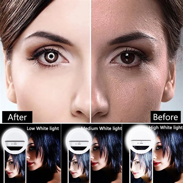 3.35" x 3.35" x 1.16" ABS plastic 36 bulb LED selfie... from ASI 90807 Tekweld