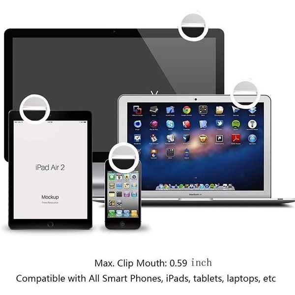 3.35" x 3.35" x 1.16" ABS plastic 36 bulb LED selfie... from ASI 90807 Tekweld