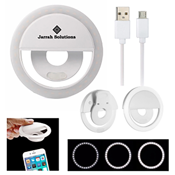 3.35" x 3.35" x 1.16" ABS plastic 36 bulb LED selfie... from ASI 90807 Tekweld