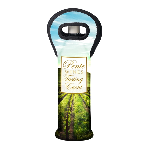 14 3/8" x 6 1/2" x 3/8" neoprene wine tote carrier... from ASI 52840 Evans Manufacturing