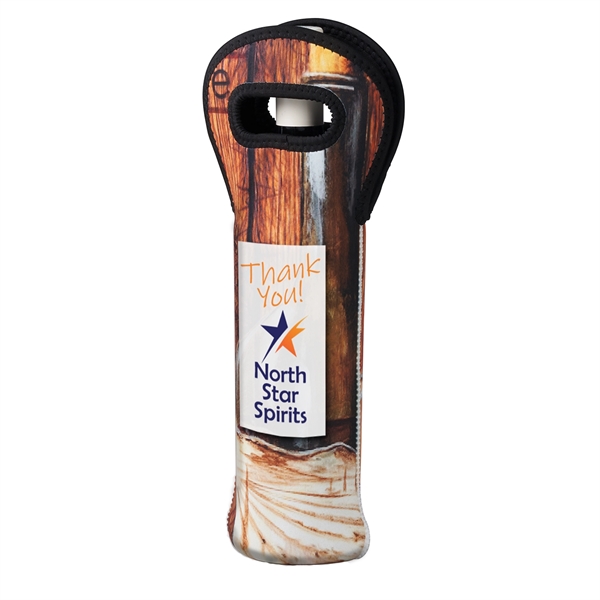 14 3/8" x 6 1/2" x 3/8" neoprene wine tote carrier... from ASI 52840 Evans Manufacturing