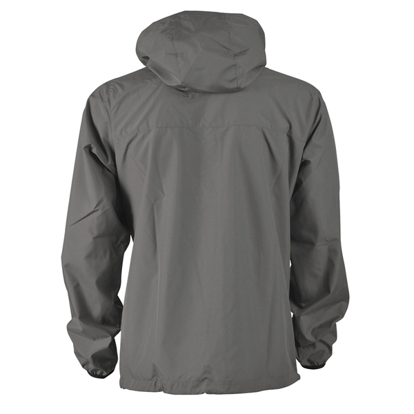 Full-zip reflective, water-resistant jacket with removable hood, made from 100% Softex... from ASI 44620 Charles River Apparel