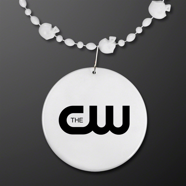 Football Head Party Bead Necklaces; Domestic & Overseas Imprint Pricing... from ASI 34194 ALightPromos