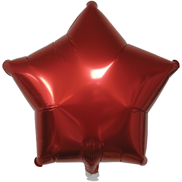 18" foil balloons with round, heart or star shape, stock color... from ASI 38195 Overnightline / Overnight Line Balloon House/Balloons Overnight