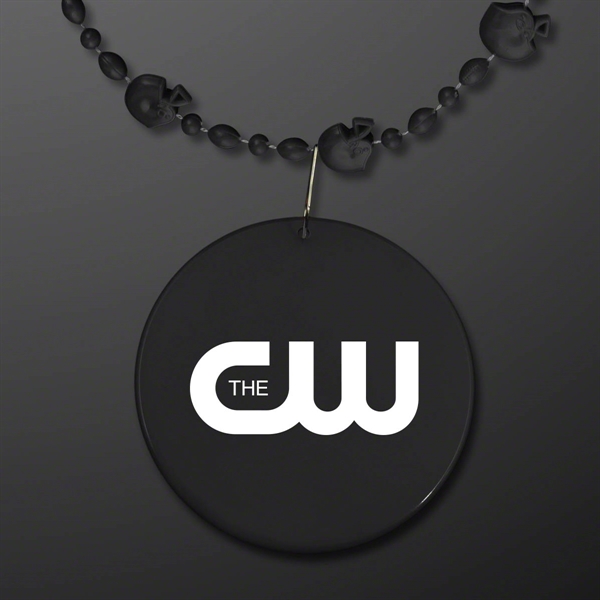 Football Head Party Bead Necklaces; Domestic & Overseas Imprint Pricing... from ASI 34194 ALightPromos