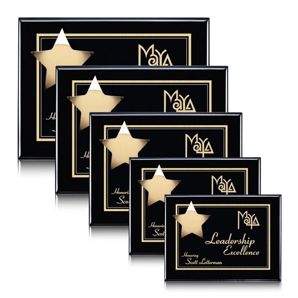 Plaque - Black/Gold.... from ASI 84592 St Regis Group / St Regis