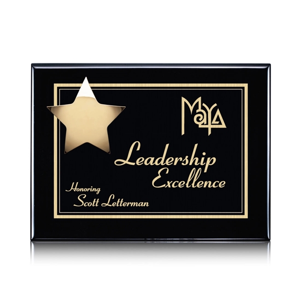 Plaque - Black/Gold.... from ASI 84592 St Regis Group / St Regis