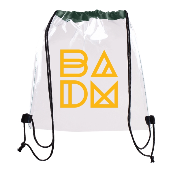 Clear Waterproof Stadium Drawstring Backpack... from ASI 39820 Opusline (Benmex)