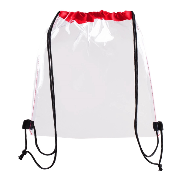 Clear Waterproof Stadium Drawstring Backpack... from ASI 39820 Opusline (Benmex)