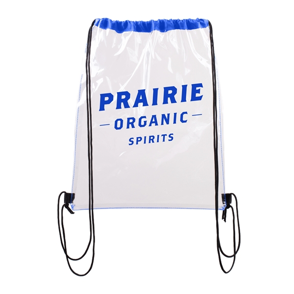 Large Clear Waterproof Stadium Drawstring Backpack... from ASI 39820 Opusline (Benmex)
