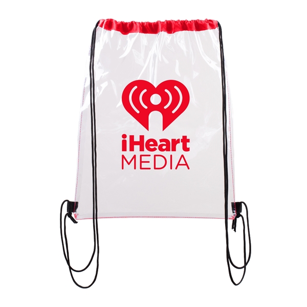 Large Clear Waterproof Stadium Drawstring Backpack... from ASI 39820 Opusline (Benmex)