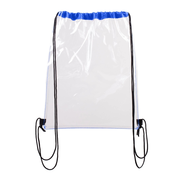 Large Clear Waterproof Stadium Drawstring Backpack... from ASI 39820 Opusline (Benmex)