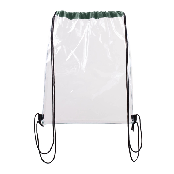 Large Clear Waterproof Stadium Drawstring Backpack... from ASI 39820 Opusline (Benmex)