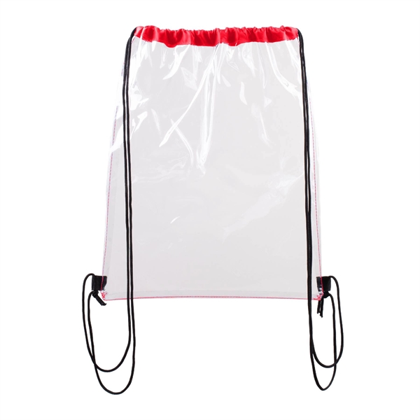 Large Clear Waterproof Stadium Drawstring Backpack... from ASI 39820 Opusline (Benmex)