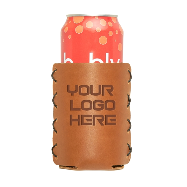 100% Leather Can Holder, also known as a Can sleeve or... from ASI 75126 Oowee Products / OOWEE PRODUCTS