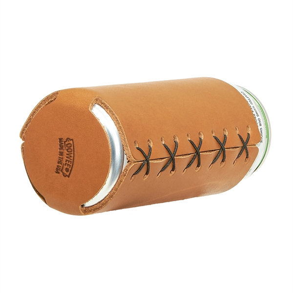 Genuine Leather Slim Can Holder, also known as a sleeve or... from ASI 75126 Oowee Products / OOWEE PRODUCTS