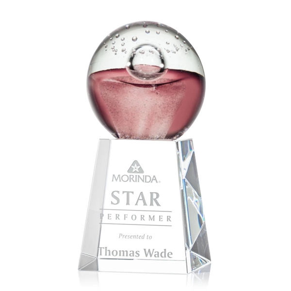 Hand blown work of art round award with a complimenting Celestina... from ASI 84592 St Regis Group / St Regis