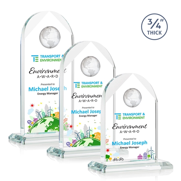 Blake Globe VividPrint™ Award - Starfire... from ASI 84592 St Regis Group / St Regis