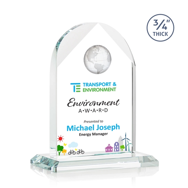 Blake Globe VividPrint™ Award - Starfire... from ASI 84592 St Regis Group / St Regis