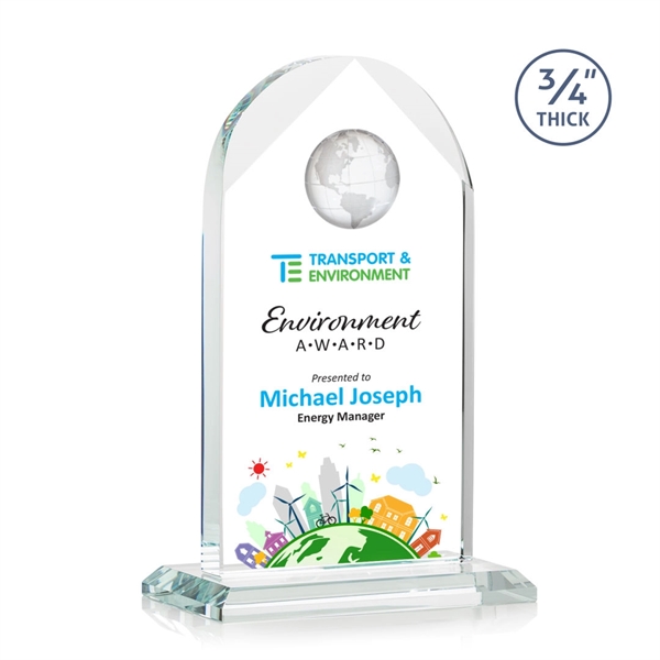 Blake Globe VividPrint™ Award - Starfire... from ASI 84592 St Regis Group / St Regis