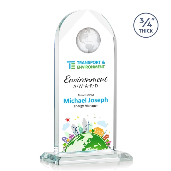 Blake Globe VividPrint™ Award - Starfire... from ASI 84592 St Regis Group / St Regis