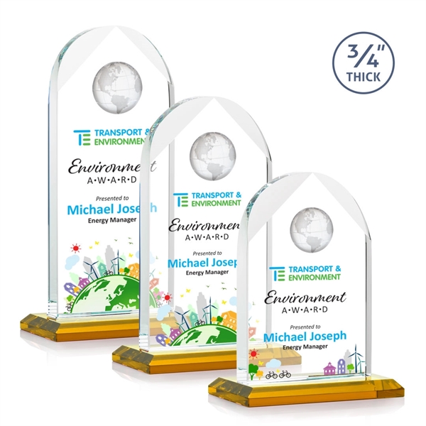 Blake Globe VividPrint™ Award - Amber... from ASI 84592 St Regis Group / St Regis