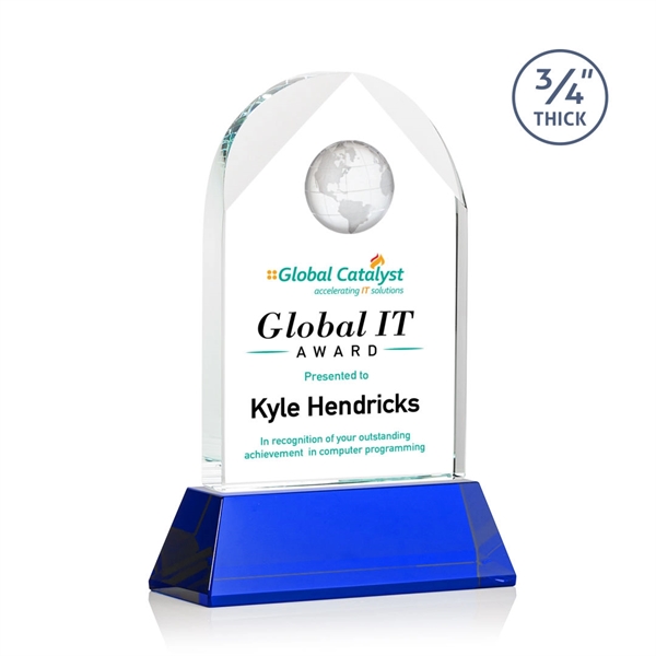 Blake Globe on Newhaven VividPrint™ Award - Blue... from ASI 84592 St Regis Group / St Regis
