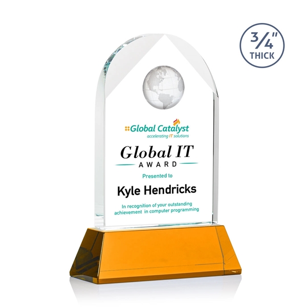 Blake Globe on Newhaven VividPrint™ Award - Amber... from ASI 84592 St Regis Group / St Regis