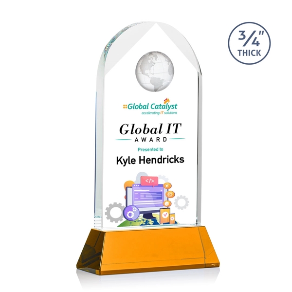 Blake Globe on Newhaven VividPrint™ Award - Amber... from ASI 84592 St Regis Group / St Regis