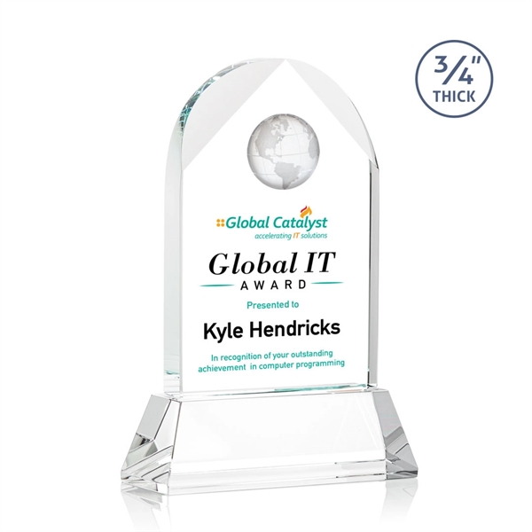 Blake Globe on Newhaven VividPrint™ Award - Starfire... from ASI 84592 St Regis Group / St Regis