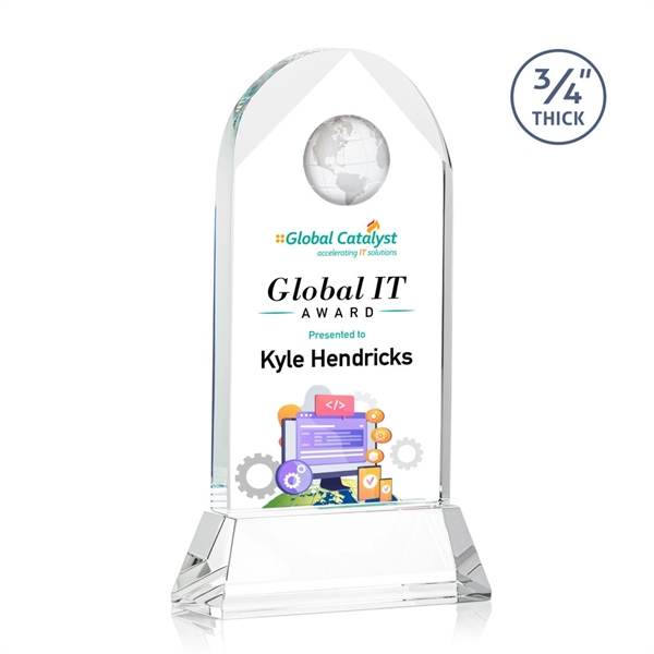Blake Globe on Newhaven VividPrint™ Award - Starfire... from ASI 84592 St Regis Group / St Regis
