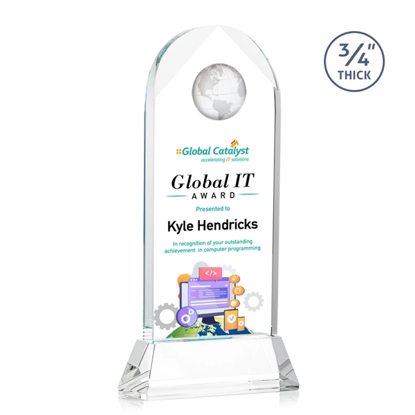 Blake Globe on Newhaven VividPrint™ Award - Starfire... from ASI 84592 St Regis Group / St Regis