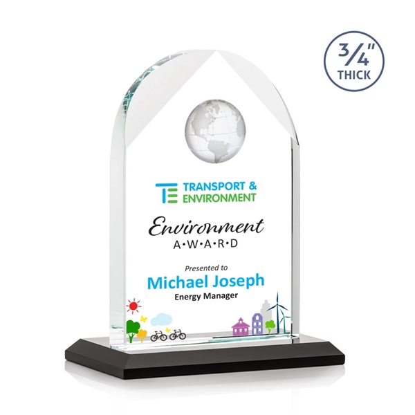 Blake Globe VividPrint™ Award - Black... from ASI 84592 St Regis Group / St Regis