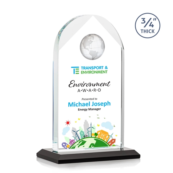 Blake Globe VividPrint™ Award - Black... from ASI 84592 St Regis Group / St Regis