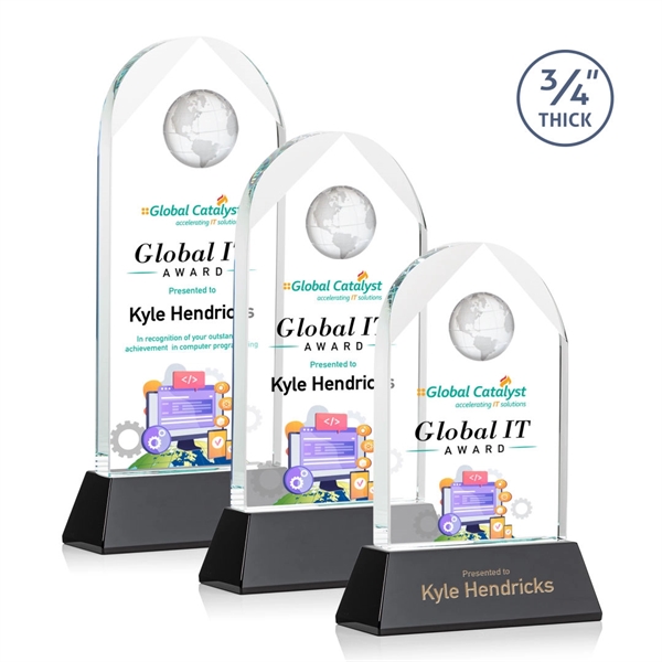 Blake Globe on Newhaven VividPrint™ Award - Black... from ASI 84592 St Regis Group / St Regis