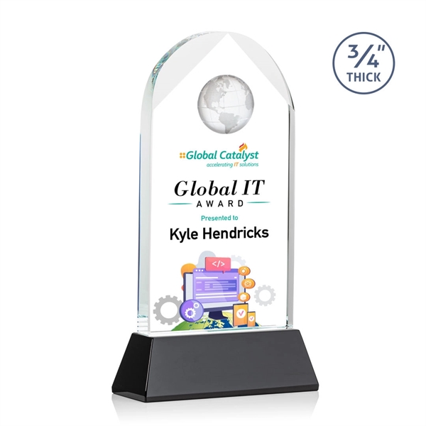 Blake Globe on Newhaven VividPrint™ Award - Black... from ASI 84592 St Regis Group / St Regis