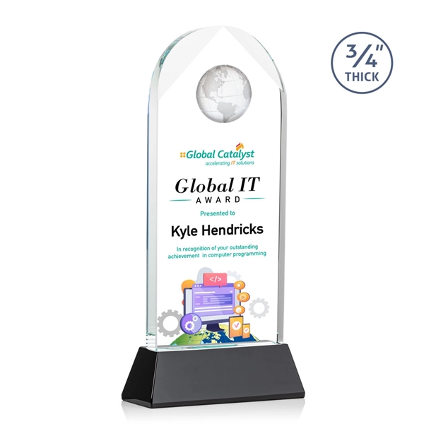Blake Globe on Newhaven VividPrint™ Award - Black... from ASI 84592 St Regis Group / St Regis