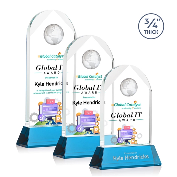 Blake Globe on Newhaven VividPrint™ Award - Sky Blue... from ASI 84592 St Regis Group / St Regis