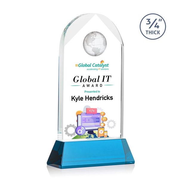 Blake Globe on Newhaven VividPrint™ Award - Sky Blue... from ASI 84592 St Regis Group / St Regis