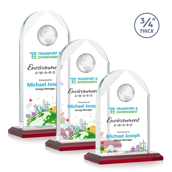 Blake Globe VividPrint™ Award - Red... from ASI 84592 St Regis Group / St Regis